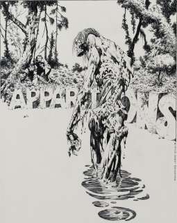 Bernie Wrightson signed original portfolio envelope illustration from "Apparitions". | Profiles in History