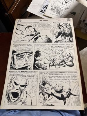 Original Art Russ Heath Sea Devils 8 1962 DC