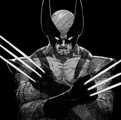 Nicolas Delort - Wolverine Uber Detailed Pinup!