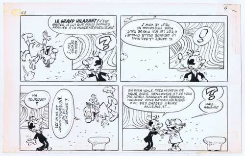 Attanasio, Dino - Original half page in ink - Spaghetti - (1976) | Catawiki