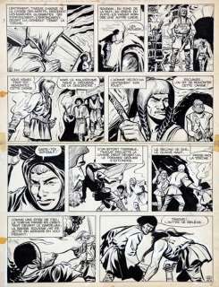 Sirius | Les Timour, planche n°23 Ã  l’encre de Chine de l… | Banque Dessinée