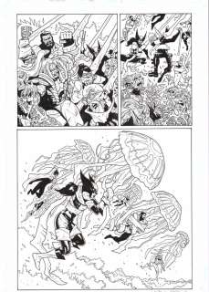 Paul Davidson – X-Force – 41p9 – Wolverine Colossus Omega Red | Berserker Art