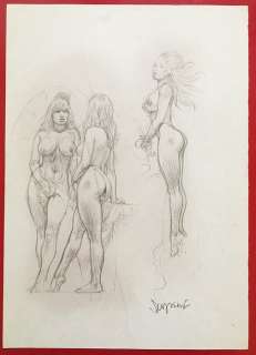 Serpieri, Paolo Eleuteri - Original drawing "Druuna" | Catawiki