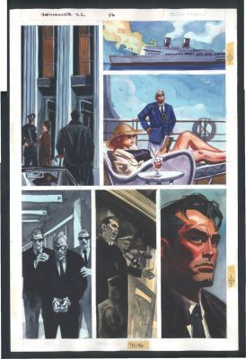 Dan Brereton | Large Painted Brereton Art For Thrillkillers - Dc Series Featuring Robin And Batgirl Issue Thrillkiller ’62 Page 46 | Koch Comic Art