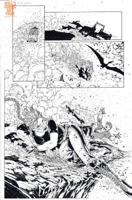 Jon Sibal Andy Park | Tomb Raider 5 Pg 4 (Image, 2000) Lara Croft | Will’s Comic Art Page