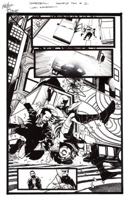 Von Randal | Daredevil Test Page 2 | Next Comic Art