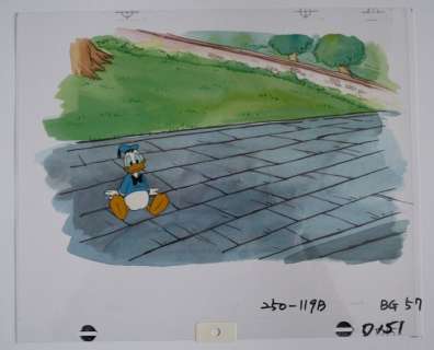 Original Animation Art Production Cel Disney DONALD DUCK | Catawiki