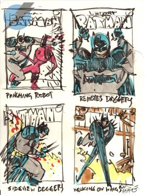 Paul Pope | *Sketches/Prelims/Studies* Issue Absolute Batman Page 4 | Felix Comic Art