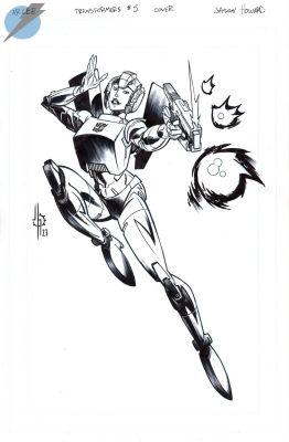 Jason Howard | Transformers Issue 5 Page Cover | Felix Comic Art