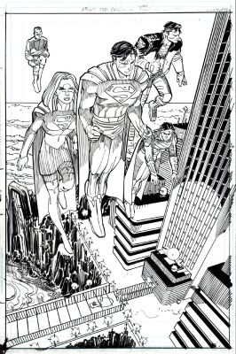 John Romita Jr., Klaus Janson - Action Comics #1027 Complete 21 Pg Story! (Supergirl, Superman, 2 Superboys, Brainiac 5! Many Splashes & Double Spreads!