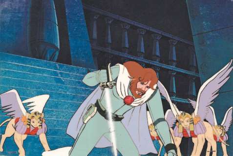 Ulysse 31 DIC, 1978. Cellulos d’Ulysse et son épée entouré de Hercrone | Rossini