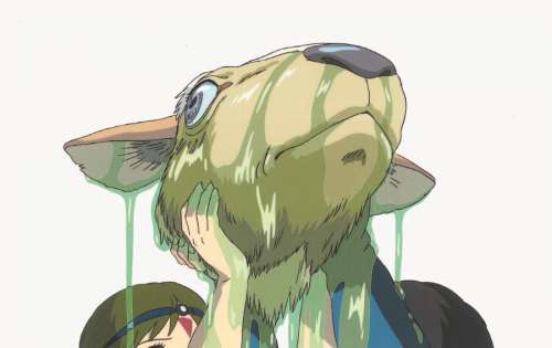 PRINCESSE MONONOKE Ghibli, 1997. Cellulo de San et Ashitaka Ã  l’insta | Rossini