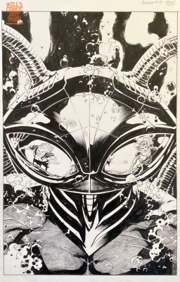 Ryan Sook | Aquaman 50 Cover (Dc, 2019) Vs Black Manta | Will’s Comic Art Page