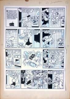 Vandersteen, Willy - Originele pagina (p.12) -  Suske en Wiske - De Junglebloem -  (1968) | Catawiki