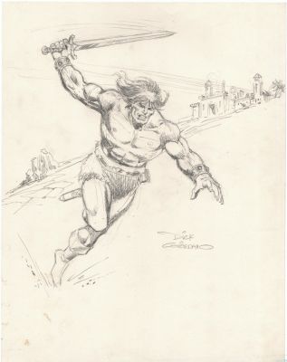 Dick Giordano | Conan Pinup (1980S) | Romitaman