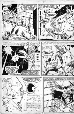 John Buscema | Buscema, John - Superman - Spiderman Treasury Larger Pg 2, Spidey in Action 1981 - @ Oax 2026 | Cool Lines Art