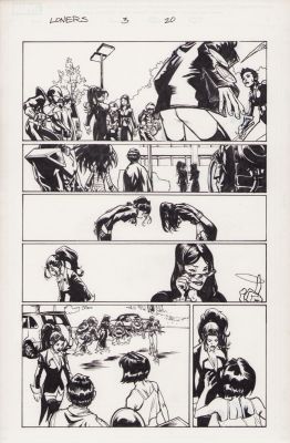 Karl Moline | Loners #3 Pg.20 - Interior Page - 2007 | Anthony’s Comic Book Art