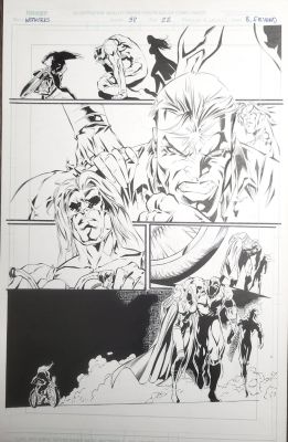 Ken Lashley - Wetworks #39 Pg 17 Wildstorm $95 | Cool Lines Art