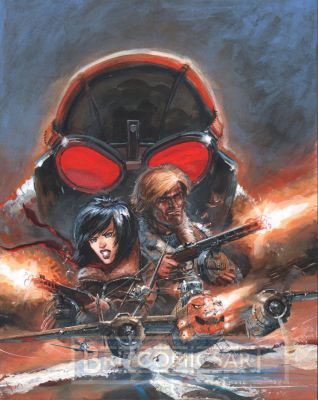 Keith Burns | Johnny Red: a Couple of Heroes - Battle Action 10 Cover By Keith Burns & Garth Ennis Issue 10 Page 0 | BritComicsArt