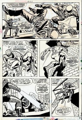 Ross Andru Mike Esposito Dave Hunt | Amazing Spider-Man #152 P 22 (Amazing Spider-Man / Shocker All Out Battle Page! Wow!) 1975 | Romitaman