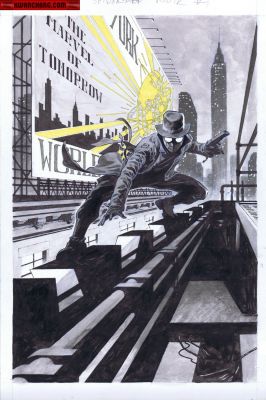 Jerome Opena | Covers / Pinups Issue Spider-Man Noir # 1 Page Cover | Kwan Chang