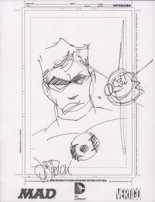 Unknown Artist? | Green Lantern Ink Commission - Signed | Anthony’s Comic Book Art