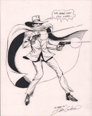 Dave Cockrum | The Shadow Commission - Signed | Anthony’s Comic Book Art