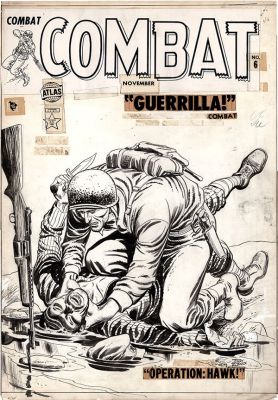 Jerry Robinson - Combat #6 Cover