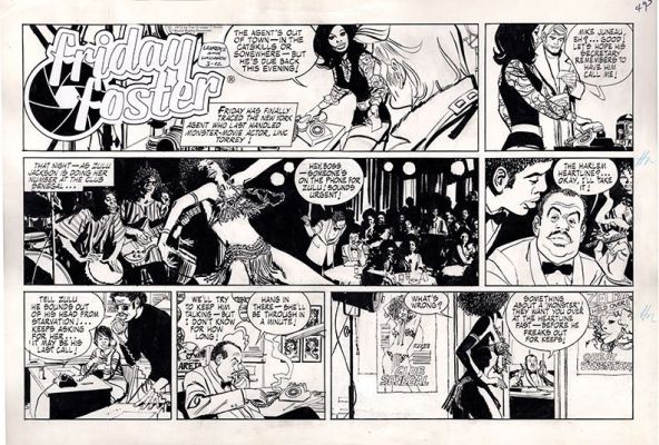 Jorge Longaron | Friday Foster 3/12/72 Sunday | Graphic Collectibles
