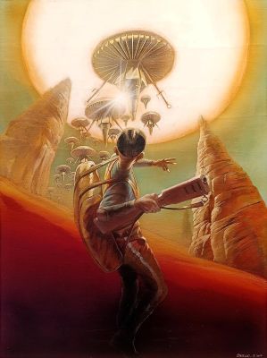 Exposition Science Fiction | Couverture originale de Rayons pour Sidar Tome 2 Lionel | Galerie Napoléon