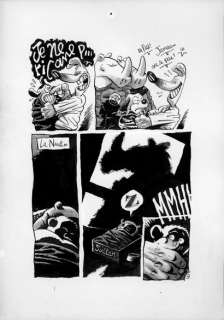 Manu Larcenet | Manu Larcenet (1969) Chacalo Page 6, 1993 Planche inédite… | Sadde