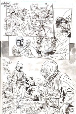 Lan Medina | Star Wars: Bounty Hunters #35 Issue 35 Page 18 | Next Comic Art