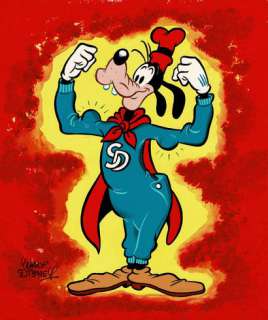 Walt Disney | Super Dingo, couverture originale en couleurs directes du… | Septimus