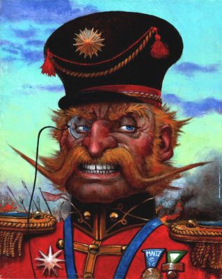 Don Maitz | Guardians Collectible Fantasy Card Painting ’Evil Baron Stoner’ Card (1996) | Romitaman