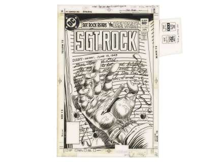 1983 Sgt. Rock #372 Cover Art Joe Kubert | Weiss Auctions