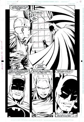 Tom Grummett | Robin #14 P 7 Semi-Splash (Superb Batman Splash!) 1994 | Romitaman