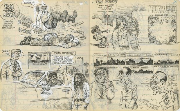Robert Crumb | Fun with Buns- Double Sided Sketches | Albert Moy