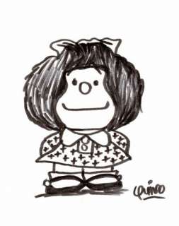 Quino | Mafalda, dessin original au feutre fin. Dimensions : 29,5… | Septimus