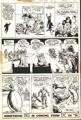 Curt Swan | Strange Sports Stories #3 P 10 (Crazy Sci-Fi Football Game!) 1973 | Romitaman