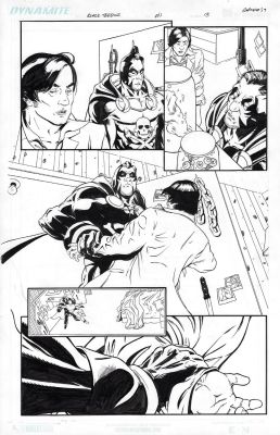 Matt Gaudio | Black Terror Issue 01 Page 13 | Splash Page