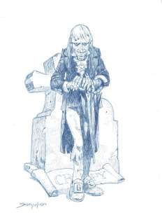 Creepy by Sanjulian - Original Drawing | Catawiki