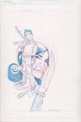 Jimmie Robinson | Five Weapons #1 Cover Art - Signed - 2013 | Anthony’s Comic Book Art