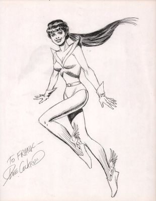 Dave Cockrum | Namorita Full Figure Commission - Signed | Anthony’s Comic Book Art