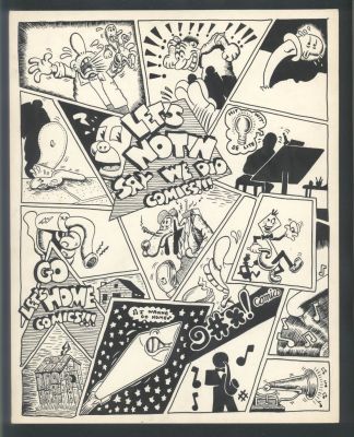 Underground Aaa | Very Rare George Hansen Underground Art - Psychedelic Montage - Crumb-Like Issue Like Nobody’s Bizness Funnies Page 31 | Koch Comic Art