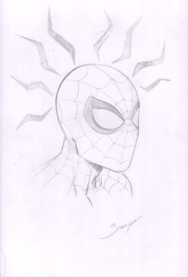 Mark Bagley | Spidey Spider-Sense Pencil Commission - Signed | Anthony’s Comic Book Art