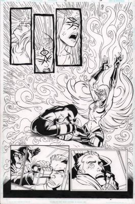 Luke Rizzo, Steve Ellis | Jezebelle #4 P.16 - Magic Spell Splash - 2001 | Anthony’s Comic Book Art
