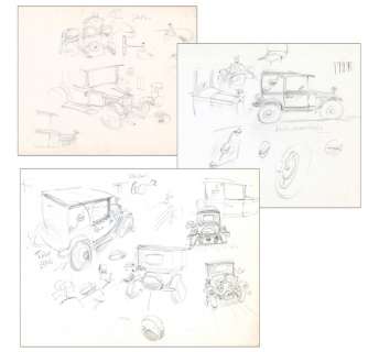 Franquin | Gaston Lagaffe, ensemble de 3 illustrations Ã  la … | Banque Dessinée