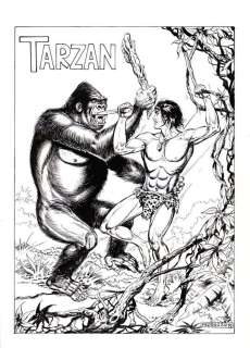 Augusto Pedrazza - Pedrazza - Tarzan portfolio art