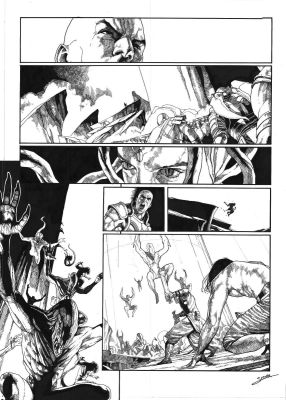 Secher Valentin | Planche originale 37 - KHAAL CHRONIQUES D’UN EMPEREUR GALACTIQUE - Livre premier ( T.01) | Galerie Napoléon