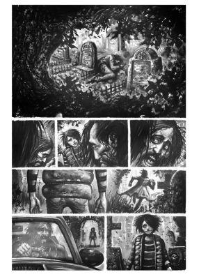 Clint Langley – Church of hell 7p10 | Berserker Art